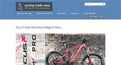 Desktop Screenshot of cyclingmadeeasy.co.uk